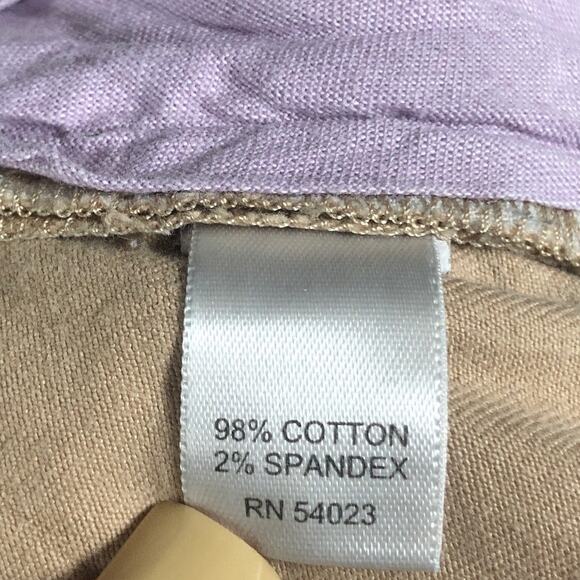 Banana Republic Womens Pants Tan Utility Chino Straight Leg Stretch 10 - Picture 7 of 13